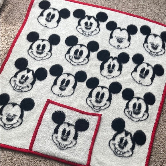 Biederlack Other - Mickey Mouse Vintage Patterned Blanket